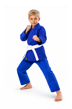 Katsudo Kio Kinder-Jiu-Jitsu-Kimono 280 g, blau