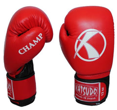 Katsudo Boxhandschuhe Champion IV, rot