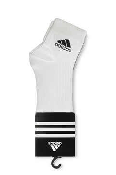 Adidas ψηλότερες αστραγάλου αθλητικές κάλτσες, λευκές