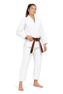Katsudo Yori Damen-Jiu-Jitsu-Kimono 450 g, weiß