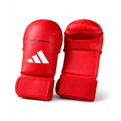 Adidas γάντια kumite WKF, κόκκινα
