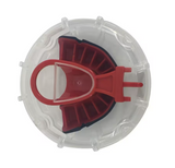 Adidas chránič zubov 4. generácie Opro Silver, čierno-červený