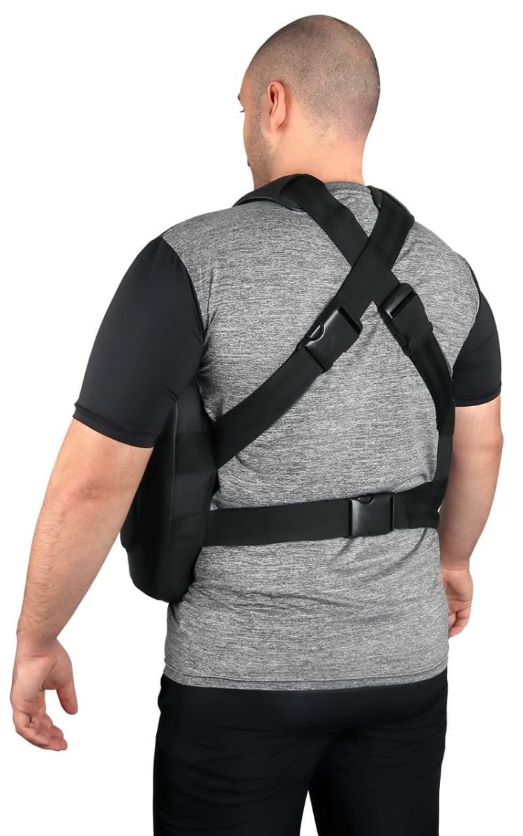 Zebra chránič tela Coach, čierny