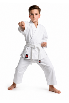Katsudo Kinder-Judo-Kimono Rei 350 g, weiß