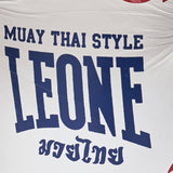 Leone box rukavice Muay Thai, biele