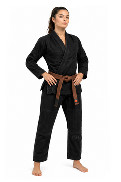 Katsudo Yori Damen-Jiu-Jitsu-Kimono 450 g, schwarz