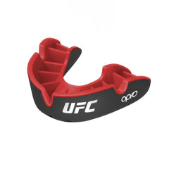 Opro Senior Zahnschutz Silver UFC, schwarz-rot