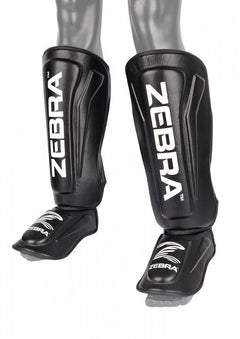 Zebra Schienbein- und Spannschützer Pro, schwarz