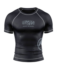 Katsudo Funktionsshirt kurzarm Virago, schwarz