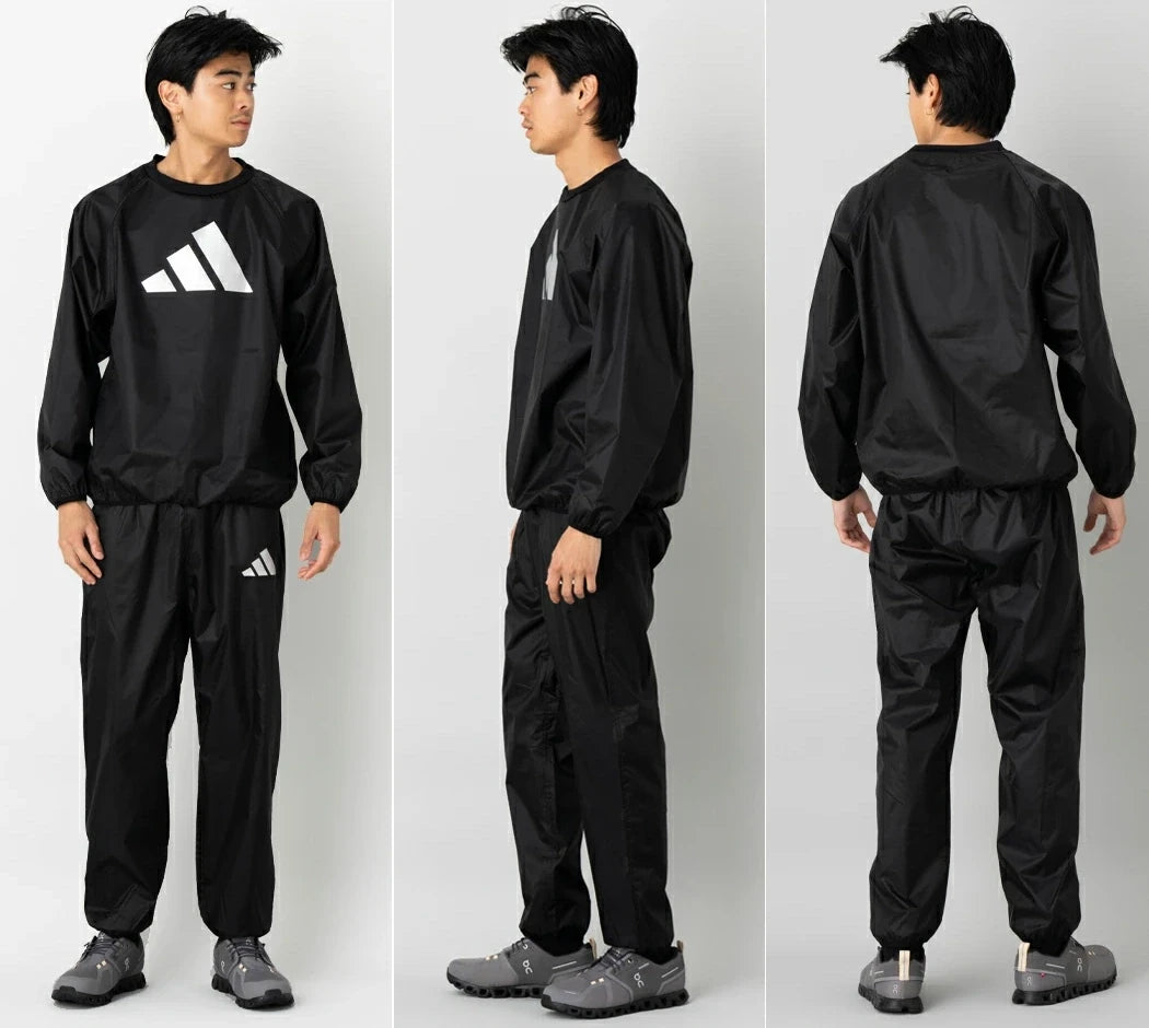 Adidas sauna komplet Sweatsuit, čierny