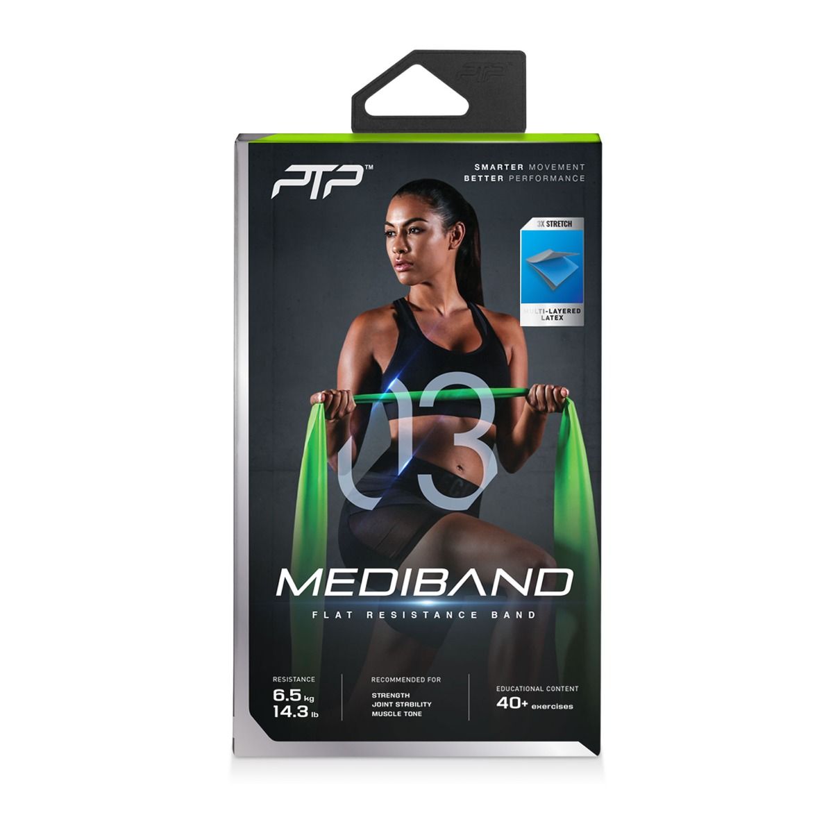 PTP odporová guma Mediband medium, zelená