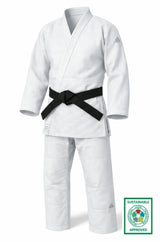 Adidas kimono da judo Champion III IJF Regular fit 750g con logo, bianco
