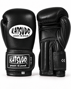 Katsudo Hawk boxing gloves, black