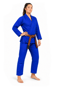 Katsudo Yori Damen-Jiu-Jitsu-Kimono 450 g, blau