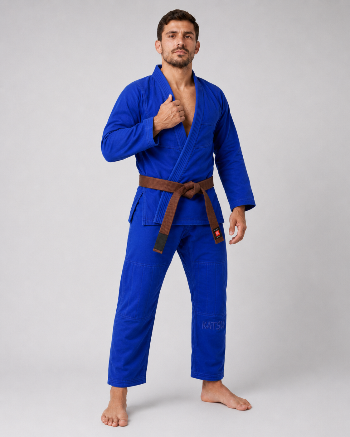 Katsudo Daiki Jiu Jitsu Kimono 450g, blau