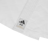 Adidas JU Kimono mit schwarzen Streifen Club 350g, weiß