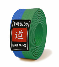 Katsudo Obi-Gürtel Master, grün-blau
