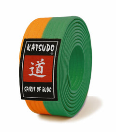 Katsudo Obi-Gürtel Master, orange-grün