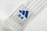 Adidas JU kimono z modrimi črtami Club 350 g, belo