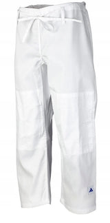 Adidas JU kimono z modrimi črtami Club 350 g, belo