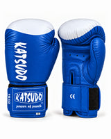 Katsudo boxing gloves with target pad Champ III, blue