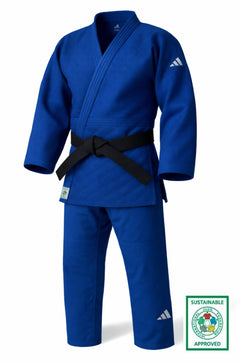 Adidas JU-Kimono Champion III IJF Regular Fit 750 g mit Logo, blau