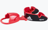 Adidas chránič zubov 4. generácie Opro Silver, čierno-červený