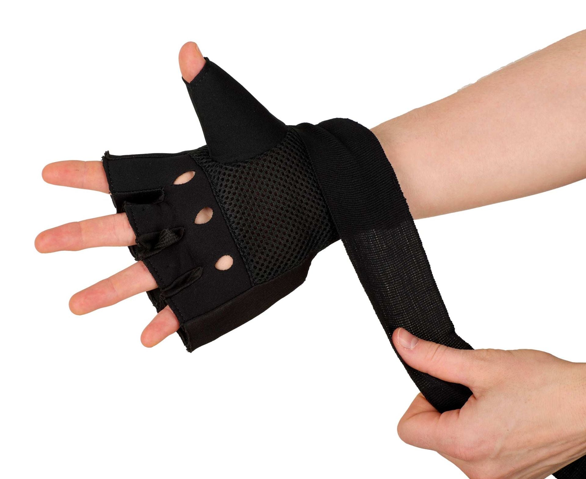 Adidas Gel-Boxbandagen, schwarz
