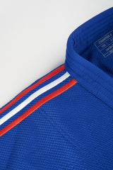 Adidas JU kimono s reprezentačnými pásmi IJF Champion III Regular fit 730g, modré