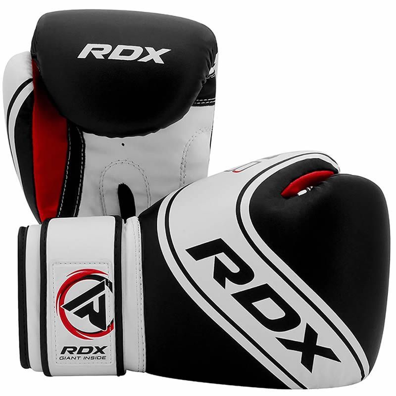 RDX detské box rukavice, bielo-čierne