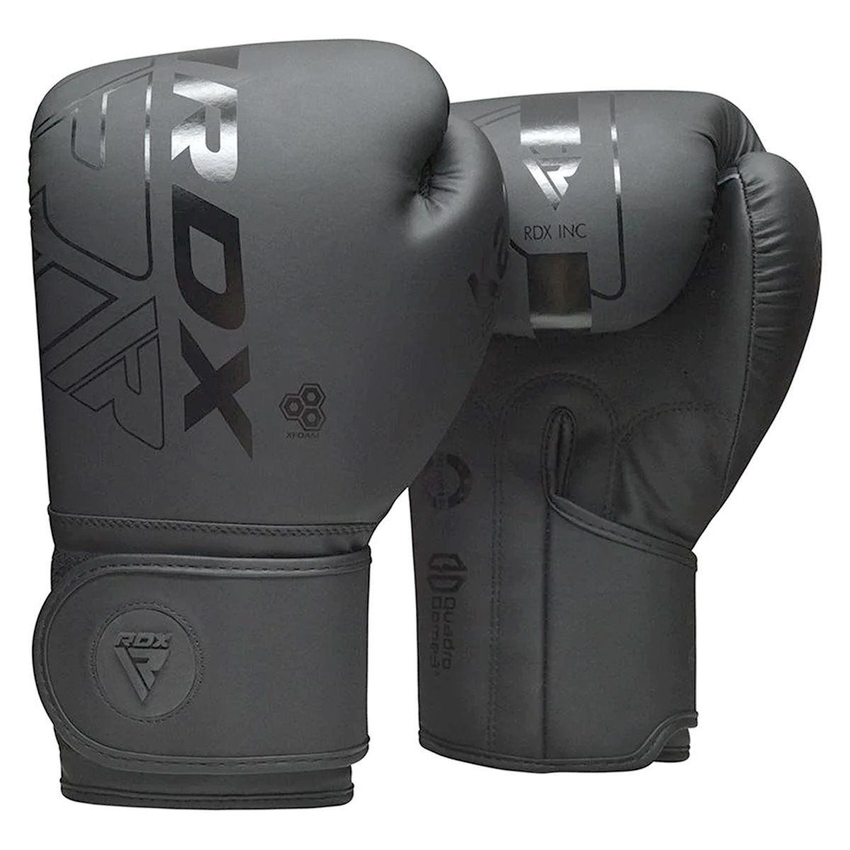 RDX box rukavice F6, čierne matné