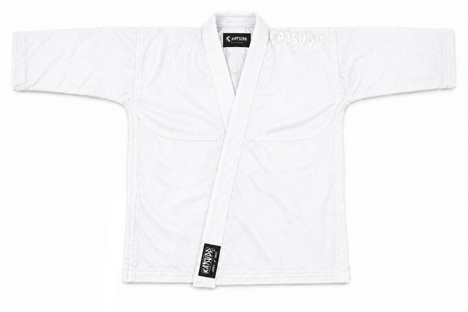 Katsudo Yori Damen Jiu Jitsu Kimono 550 g, weiß