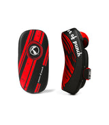 Katsudo kožené arm makiwary Curve 2ks, červená-čierna
