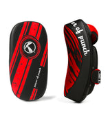 Katsudo kožené arm makiwary Curve 2ks, červená-čierna