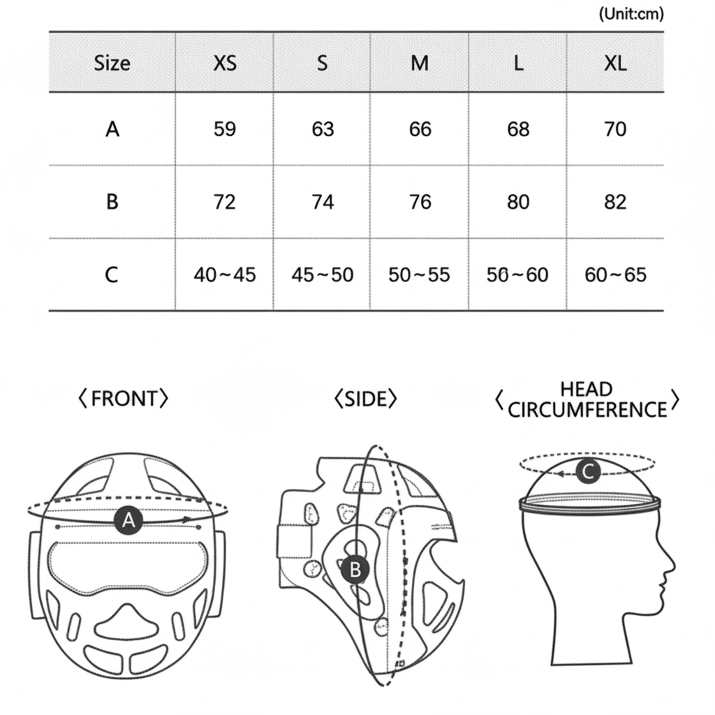 Tokaido karate kaciga Junior WKF, bijela