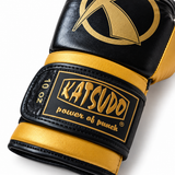 Katsudo γάντια πυγμαχίας Fight, μαύρο-χρυσό