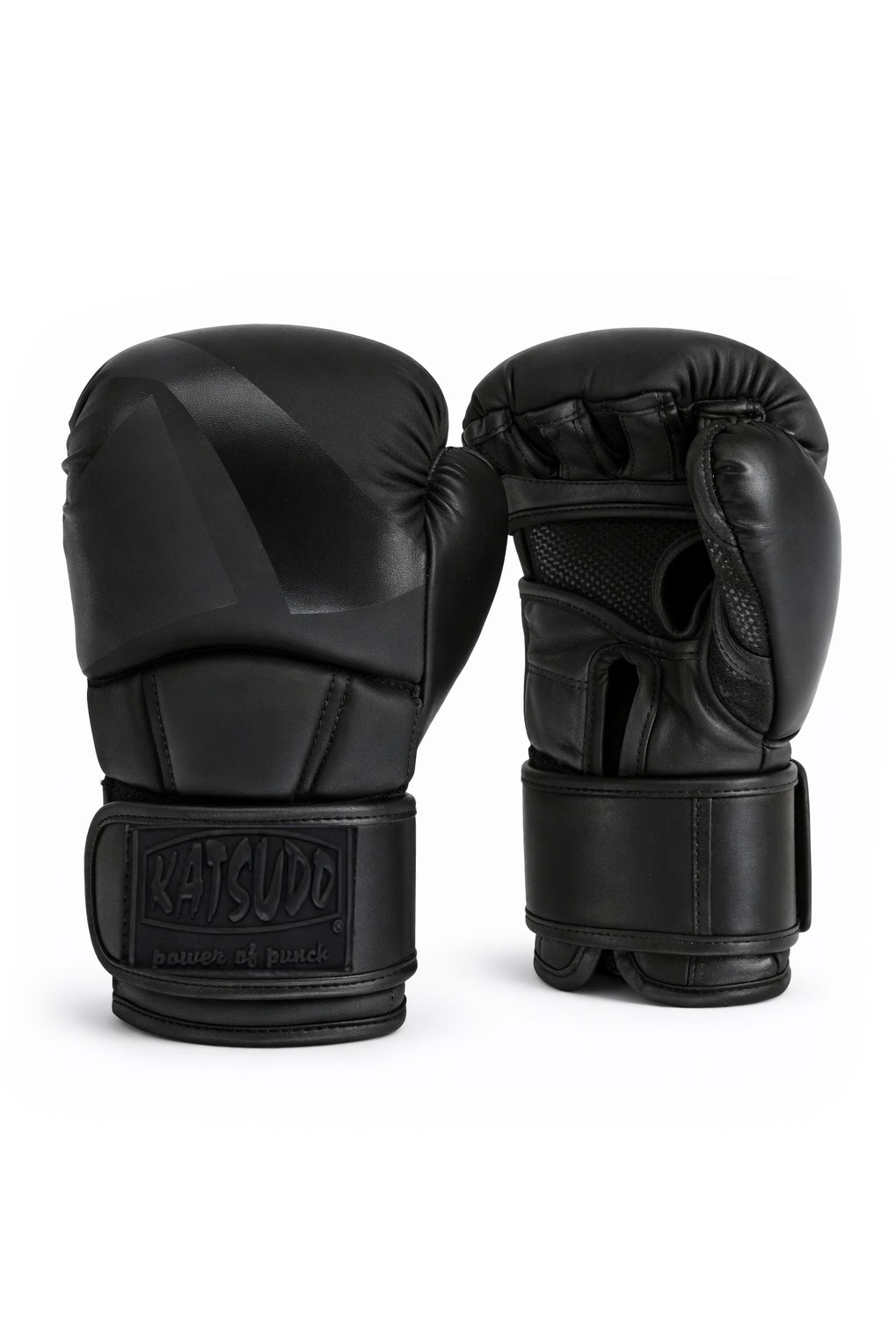 Katsudo MMA Hybridcore Sparring-Handschuhe, schwarz-schwarz
