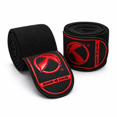 Katsudo elastische Boxbandage Path PRO 2 Stk., schwarz-rot