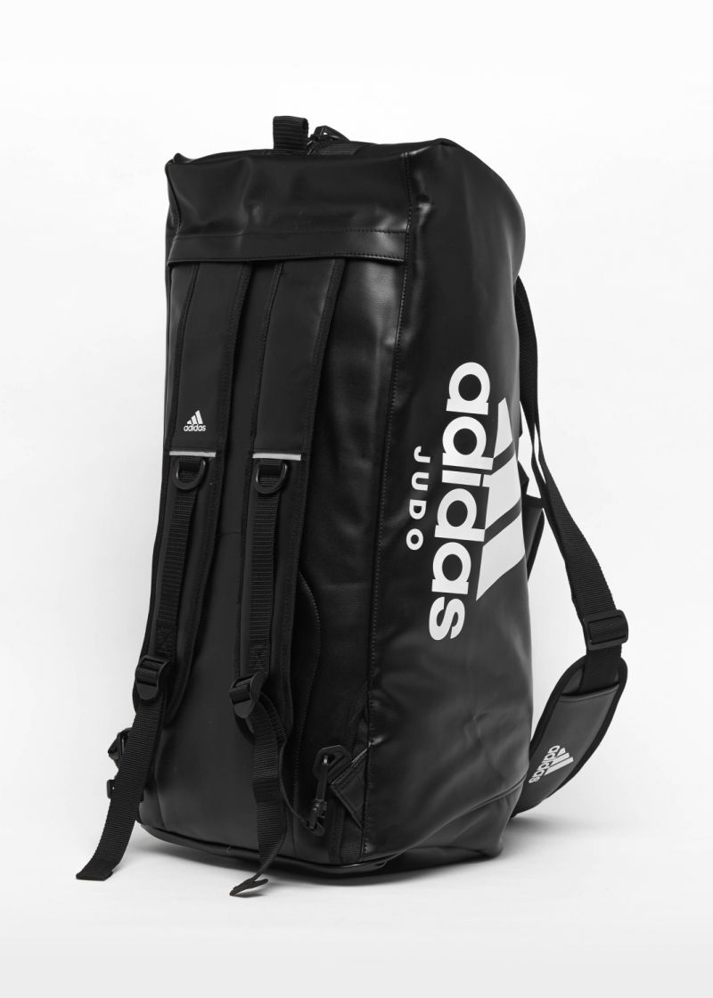 Adidas koženková judo taška M, čierna