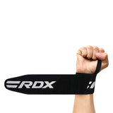 RDX Profesionálne zápästné bandáže do posilňovne, čierne