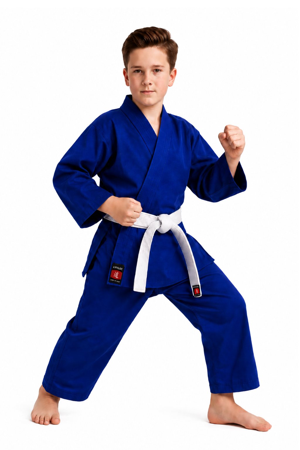 Katsudo Kinder-Judo-Kimono Rei 350g, blau