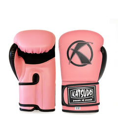 Katsudo Boxhandschuhe Bloom, rosa-schwarz